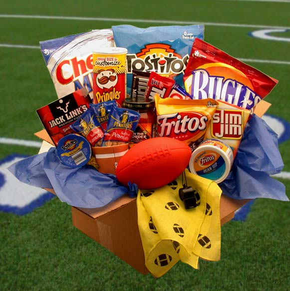 Care Packages - 10x10x10 inTouchdown Game Time Snacks Care Package