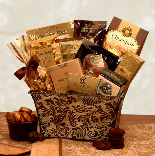 Care Packages - 12x12x10 inSavory Sophistication Gourmet Gift Basket