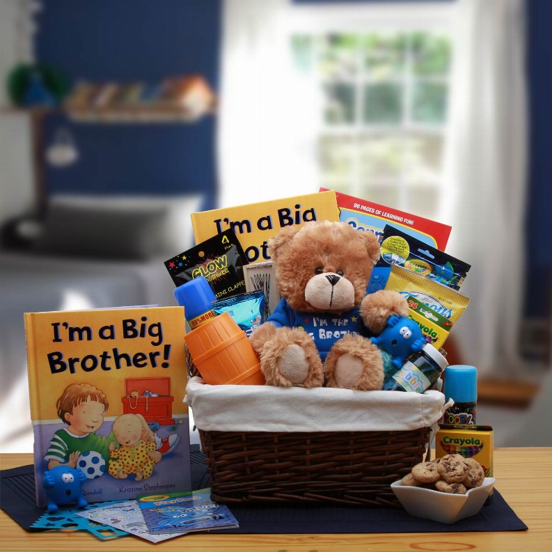 Gifts For Children - 14x14x10 inI'm The Big Brother Children's Gift Basket
