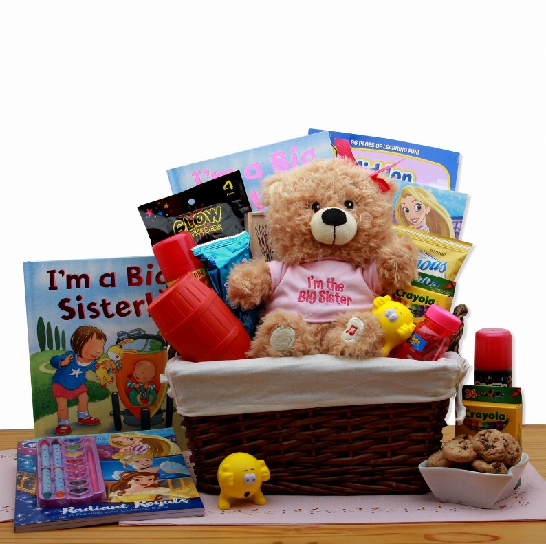 Gifts For Children - 14x14x10 inI'm The Big Sister Children's Gift Basket