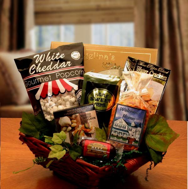 Gourmet Gift Baskets - 14x12x10 inWelcome To Your New Home Gift Basket