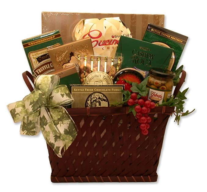Gourmet Gift Baskets - 14x14x10 inGourmet Snacker Gift Basket