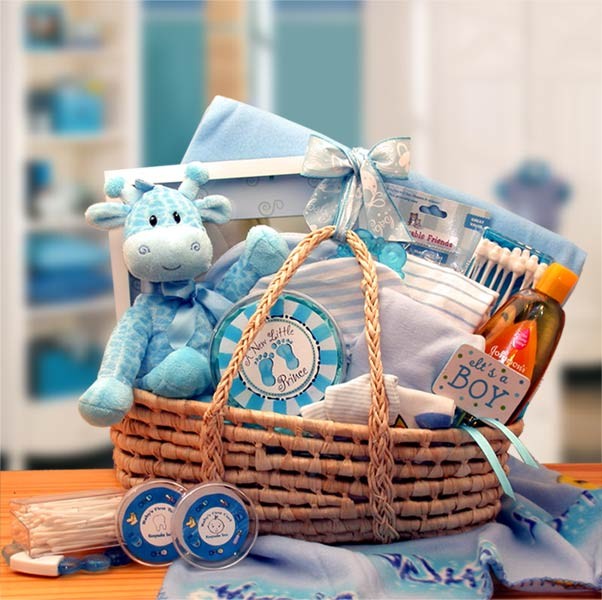 New Baby Gift Baskets - 14x12x12 inOur Precious Baby New Baby Carrier -Blue