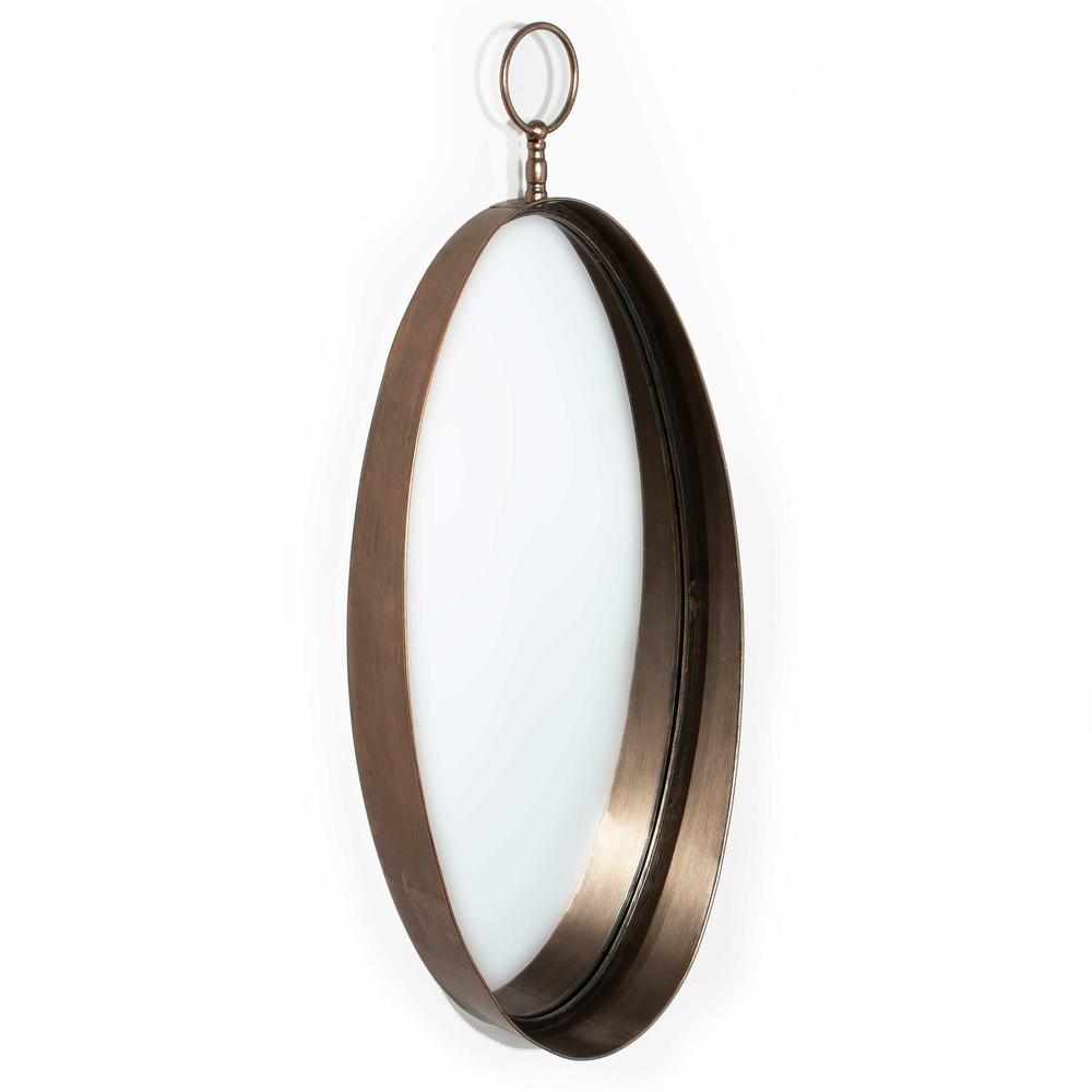 Macklin Metal Wall Mirror, Oval