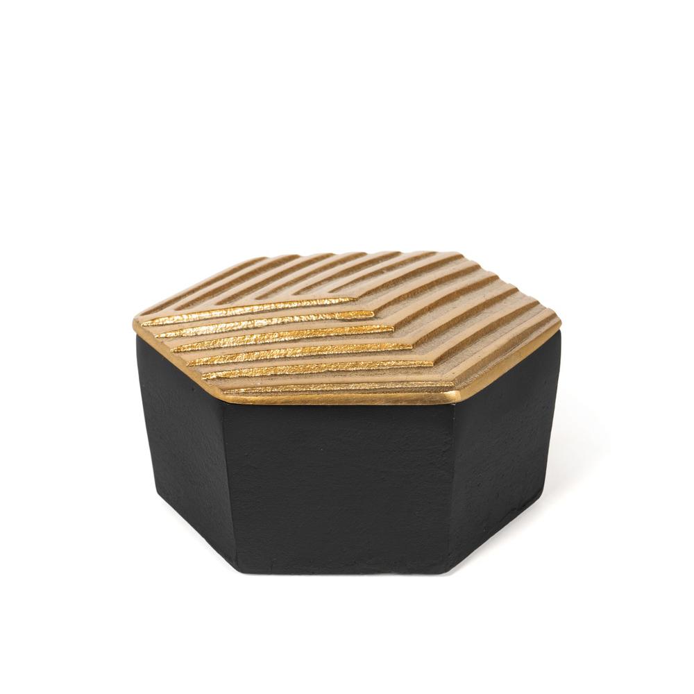 Mahira Decorative Metal Box, Small