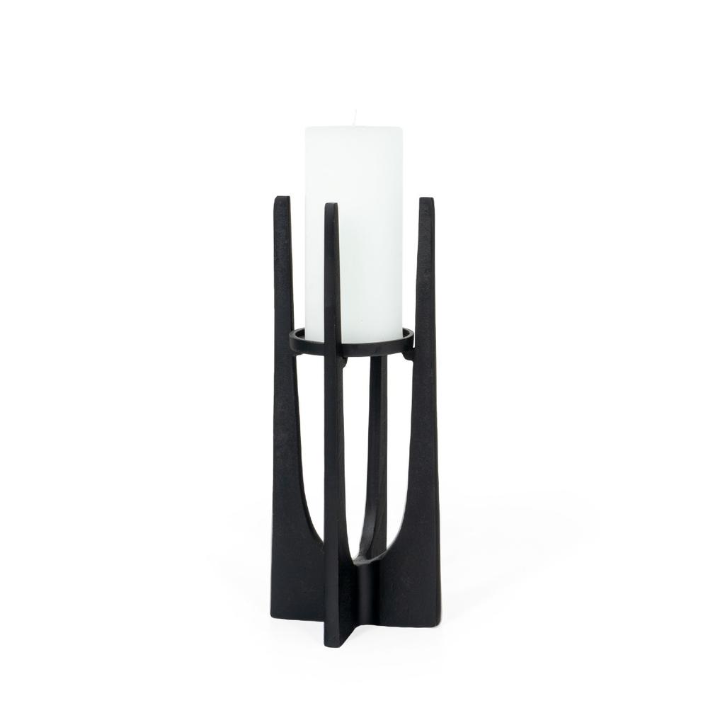 Sanders Candle Holder, Small Black