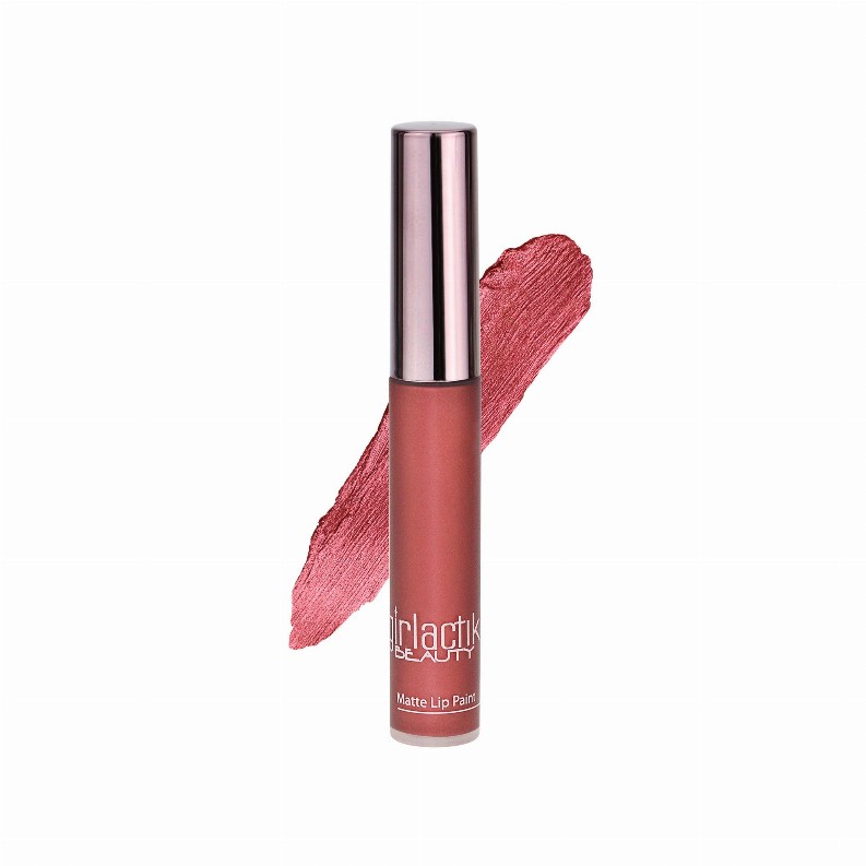 Long Lasting Matte Lip Paint Liquid Lipstick - Crimson