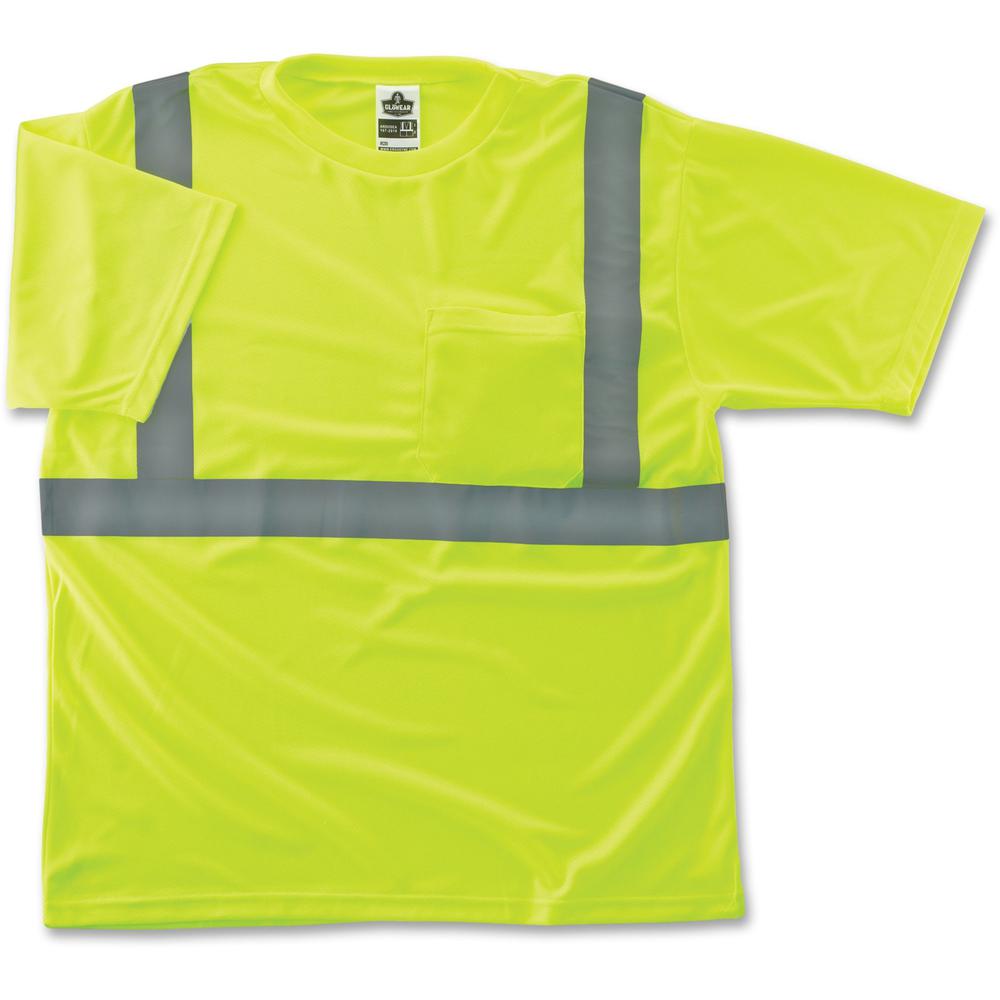 GloWear Class 2 Reflective Lime T-Shirt - 3XL Size