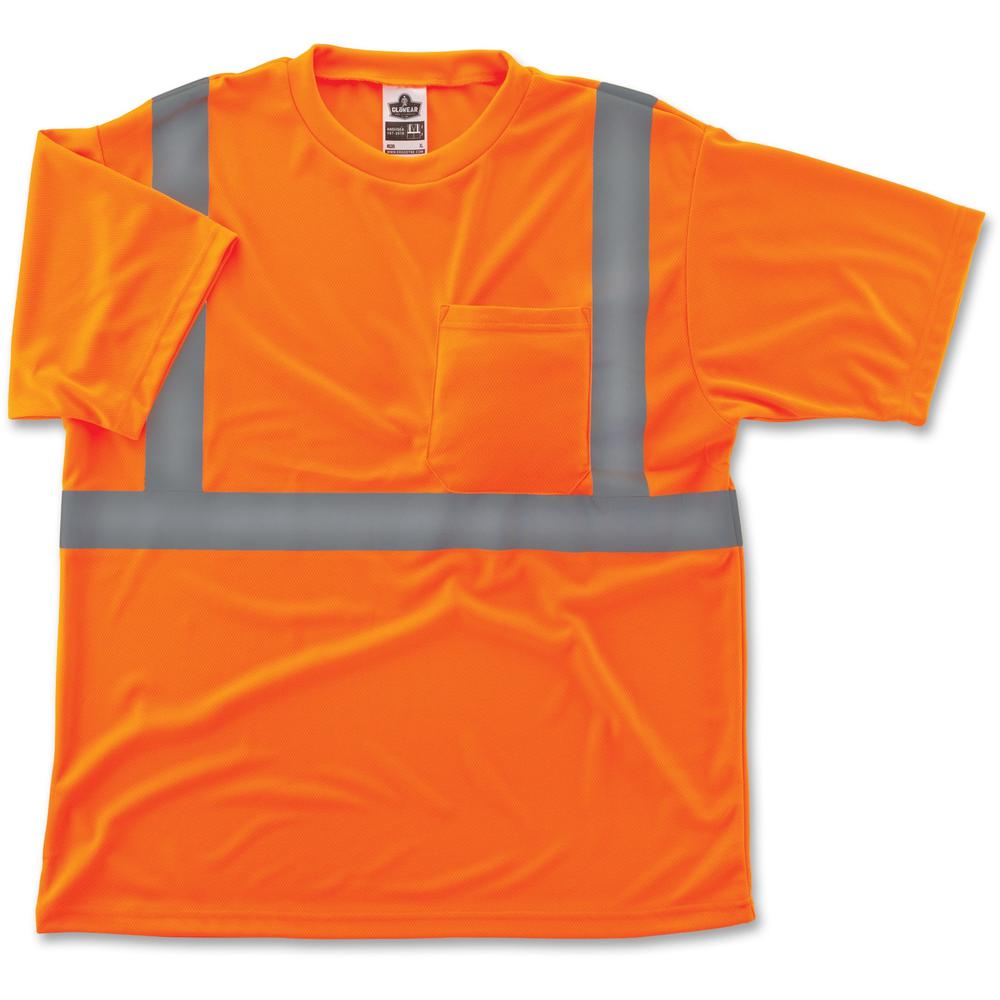 GloWear Class 2 Reflective Orange T-Shirt - Medium Size