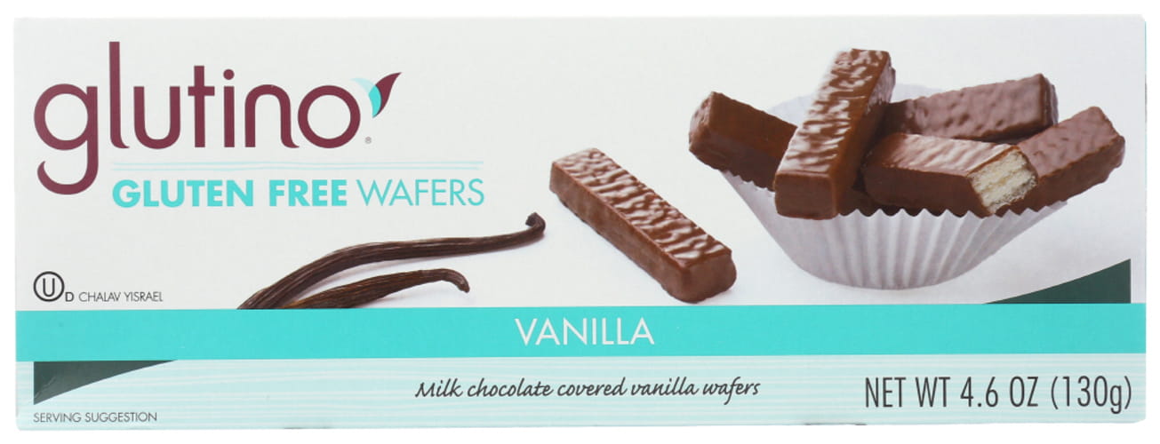 Glutino Chocolate Coated Vanilla Wafers (12x4.6 Oz)
