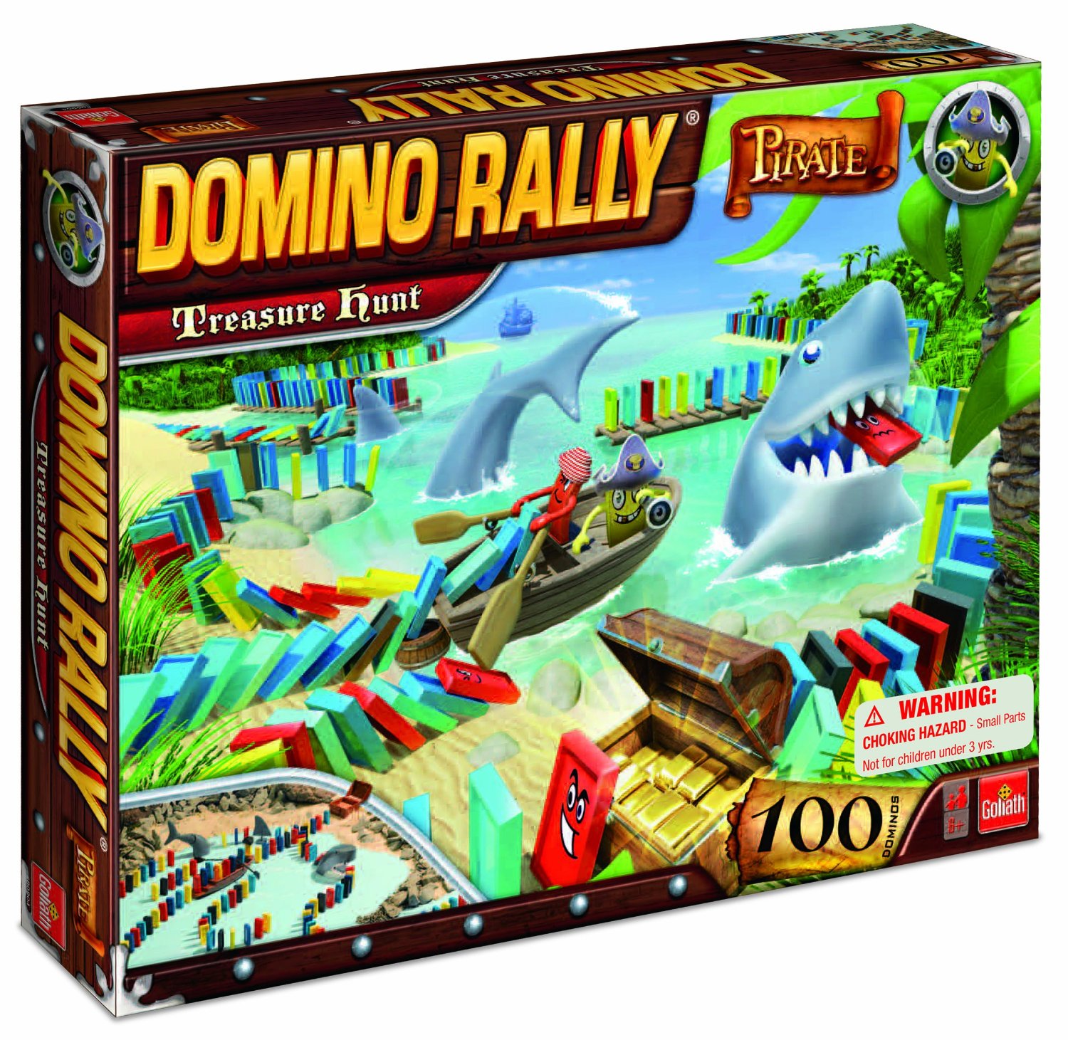 Domino Rally Pirate Treasure Hunt