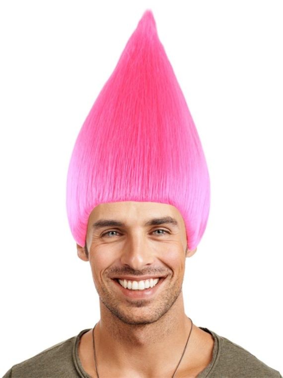 Pink Troll Wig