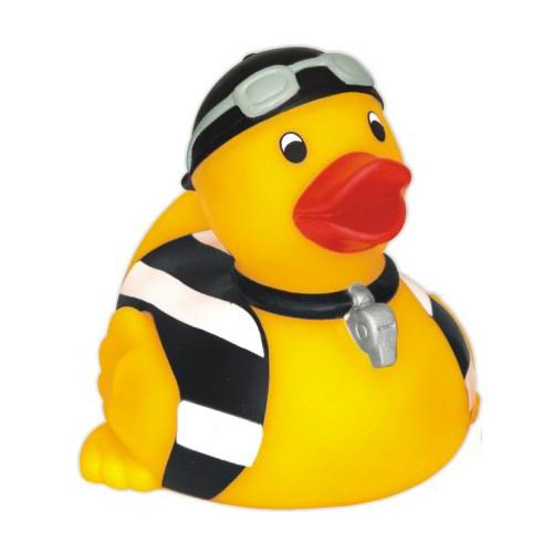 Rubber Duck, Referee Duck, Yellow/Black