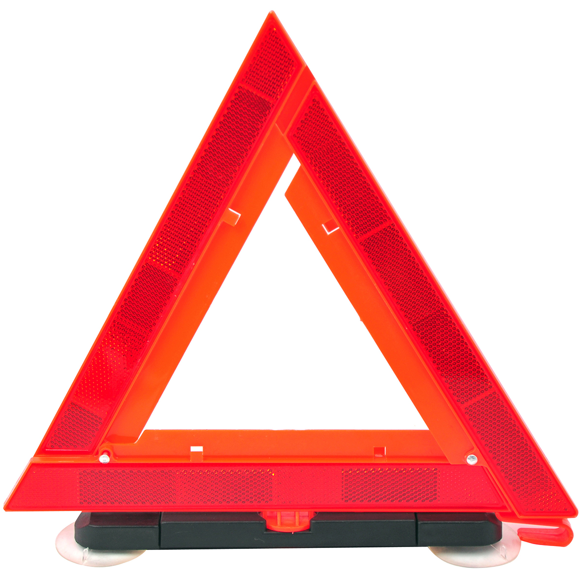 Goodyear Collapsible Safety Triangle GY3020 Window Mount Reflective Portable Roadside Car Warning - Orange