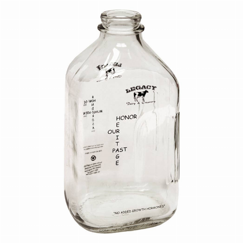Authentic Dairy Glass Milk Bottle