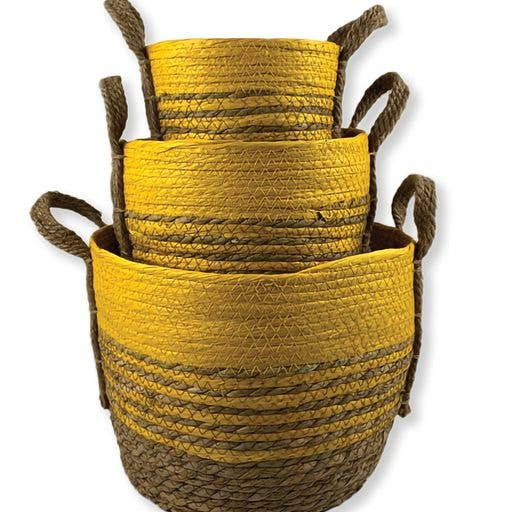 Baskets Set - Yellow