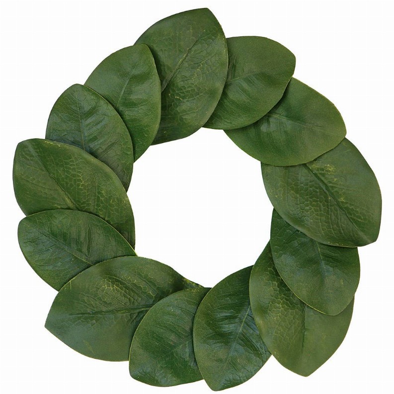 Magnolia Leaf Wreath/ Candle Ring