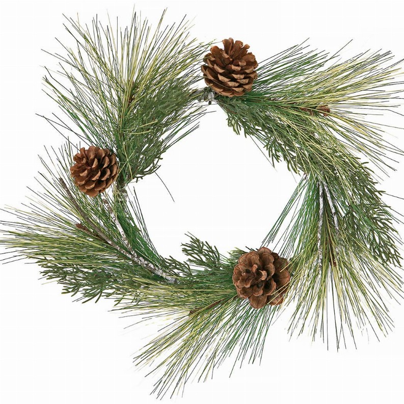 Pine, Cedar, Birch Wreath/Candle Ring