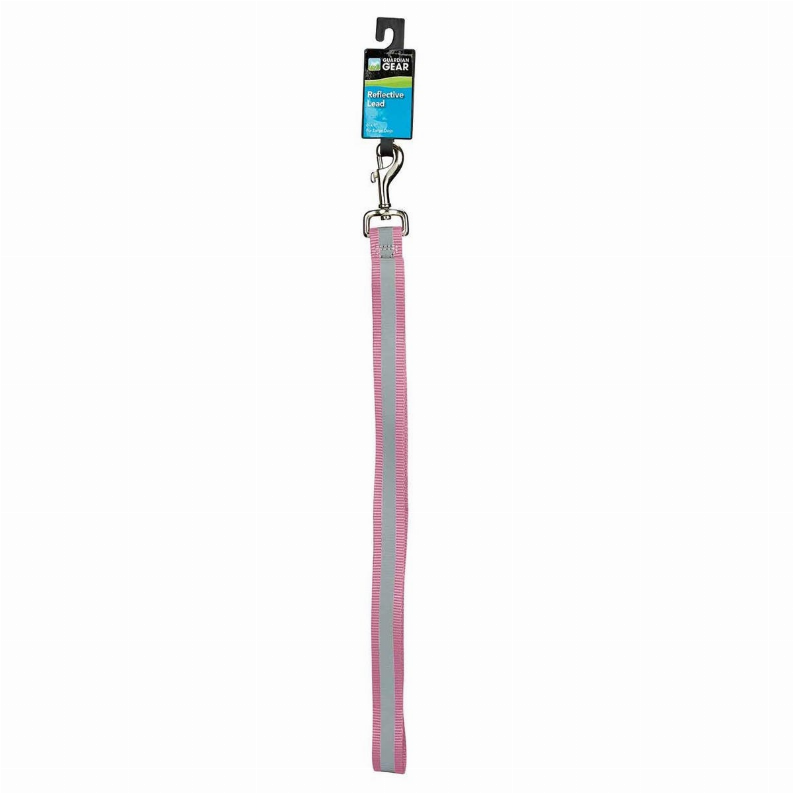 GG Reflective Lead 6ftx1in Pink