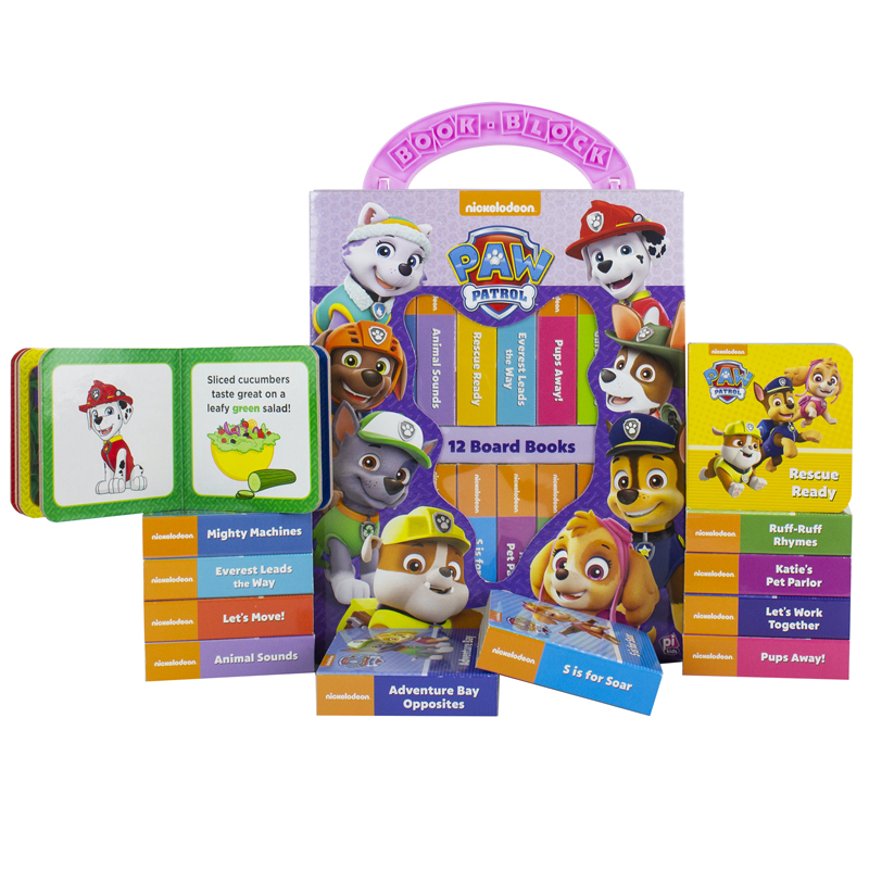 My First Library PAW Patrol Girl, 12 Books