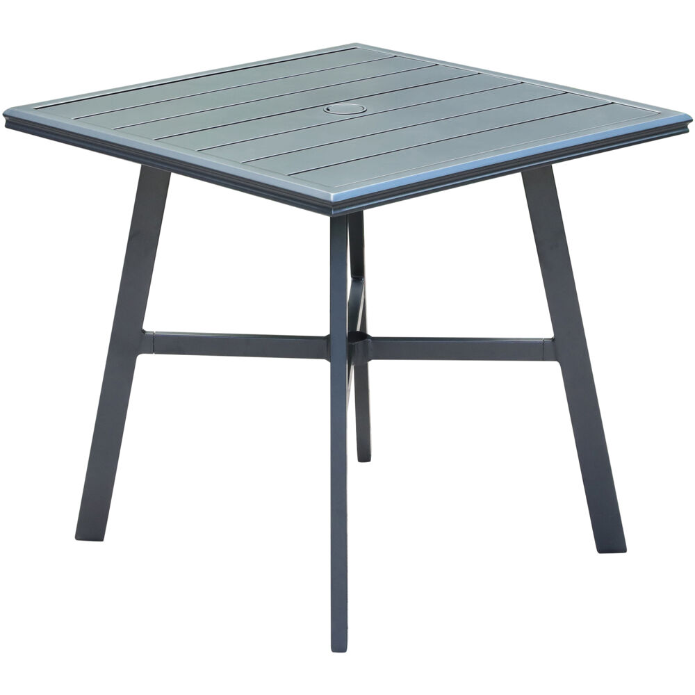 Commercial Aluminum 30" Square Slat Top Table