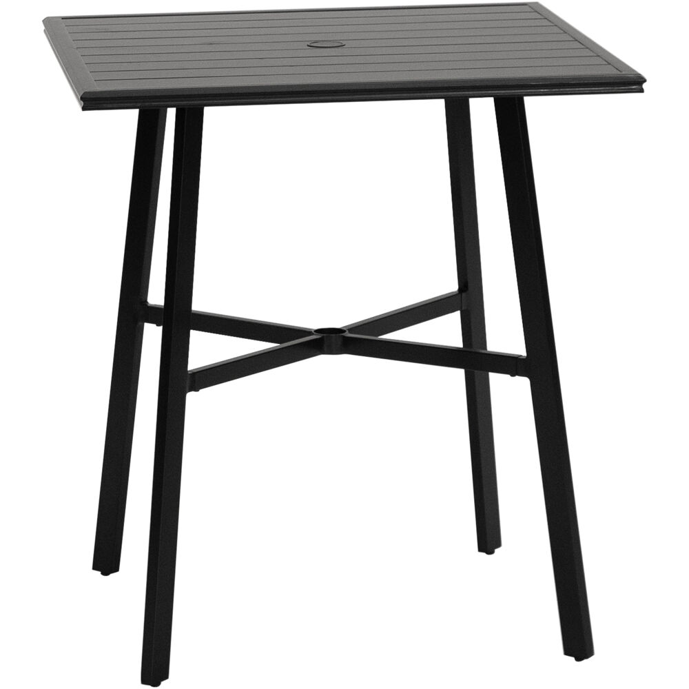 Commercial Aluminum 42" Counter Height Slat Top Table