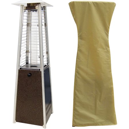 Mini Pyramid Portable Table Top Patio Heater with Cover