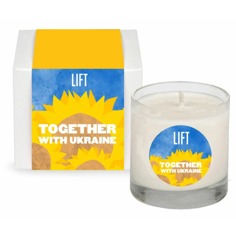 TOGETHER WITH UKRAINE Scented Soy Candle