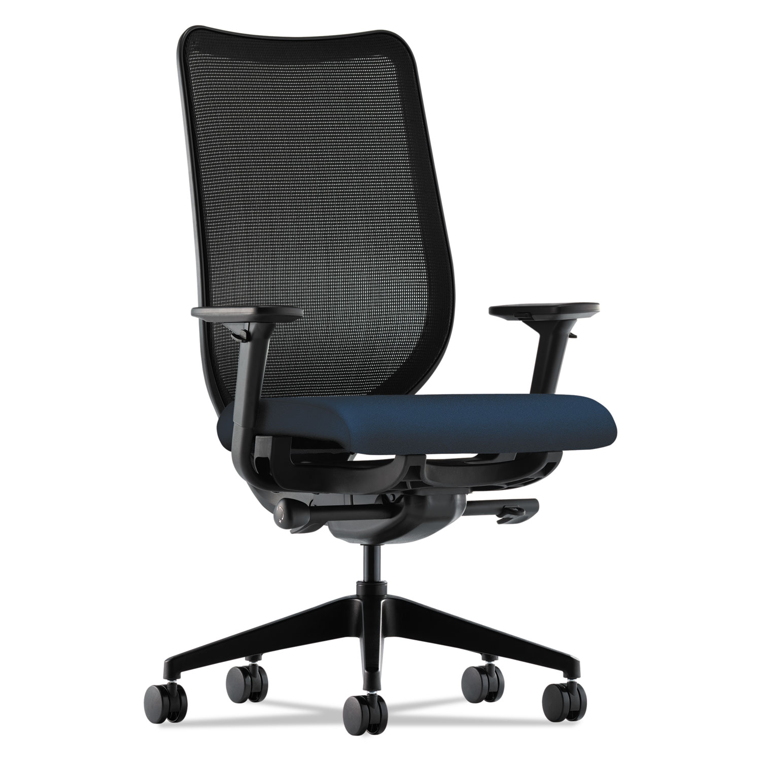 Nucleus Series Work Chair with ilira-stretch M4 Back, Navy Seat