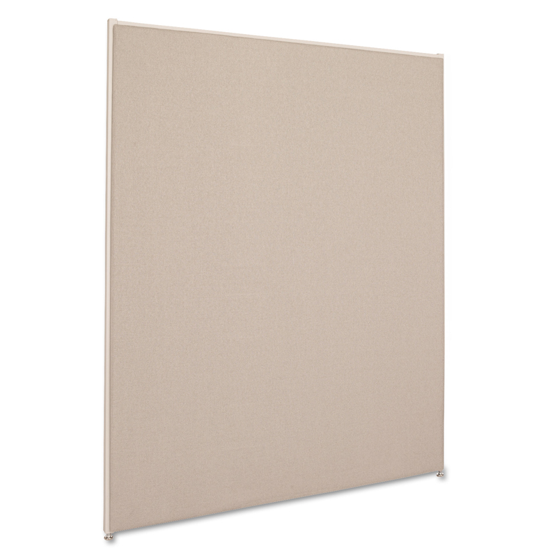 HON Verse Panel, 48"W x 60"H - 48" Width x 60" Height - Gray Steel Frame - Gray - 1 Each