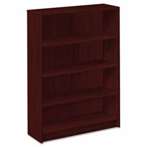 HON 1870 H1874 Bookcase - 36" x 11.5" x 48.8" - 4 Shelve(s) - Finish: Mahogany