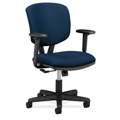 HON Volt Low-Back Task Chair - Upholstered Computer Chair for Office Desk - Blue (H5701)