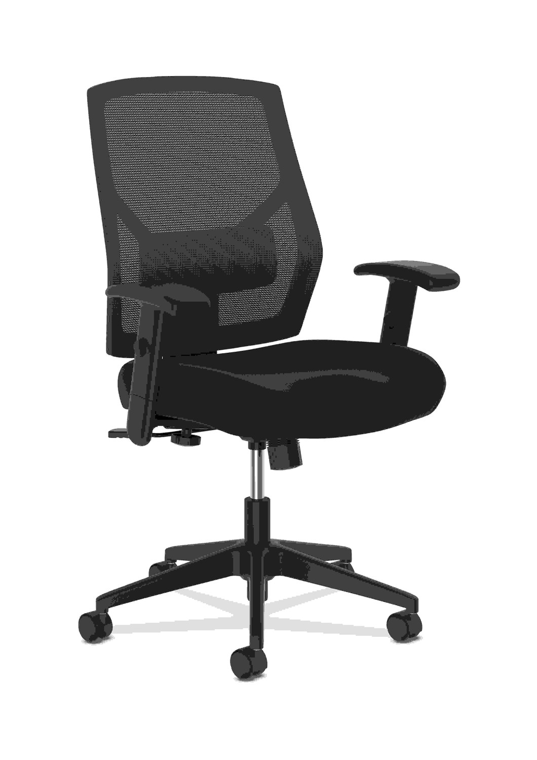 HON Crio High-Back Task Chair - Fabric Mesh Back Computer Chair for Office Desk, Black (HVL581)