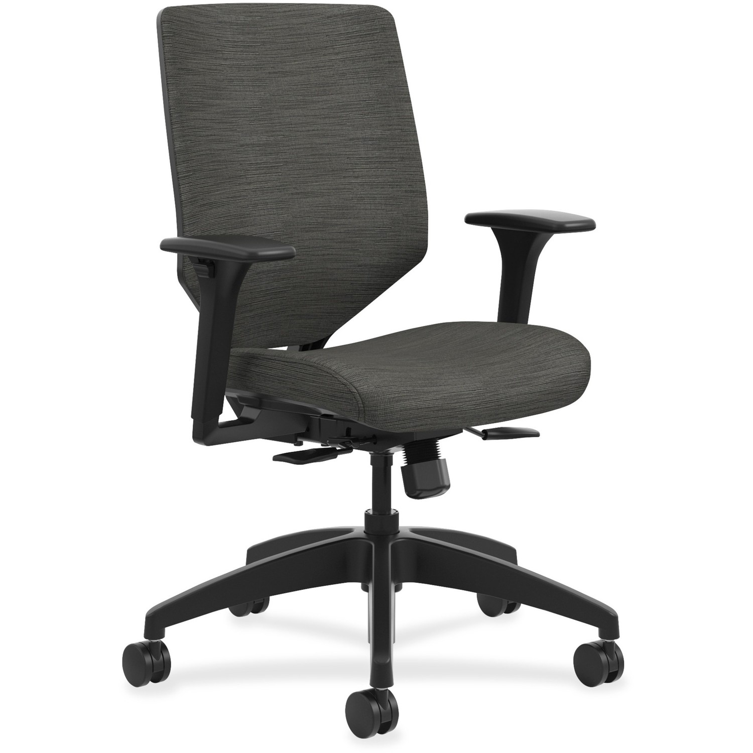 HON Solve Mid Back Task Chair | Upholstered Back | Ink Fabric