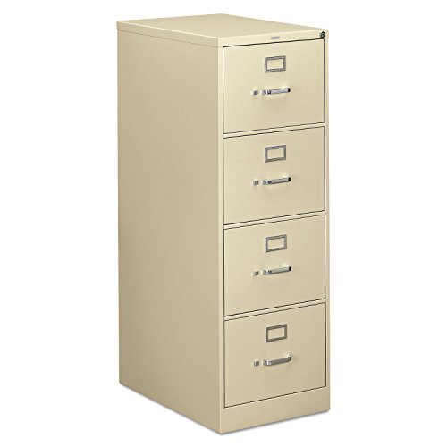 HON 310 H314C File Cabinet - 18.3" x 26.5" x 52" - 4 Drawer(s) - Finish: Putty