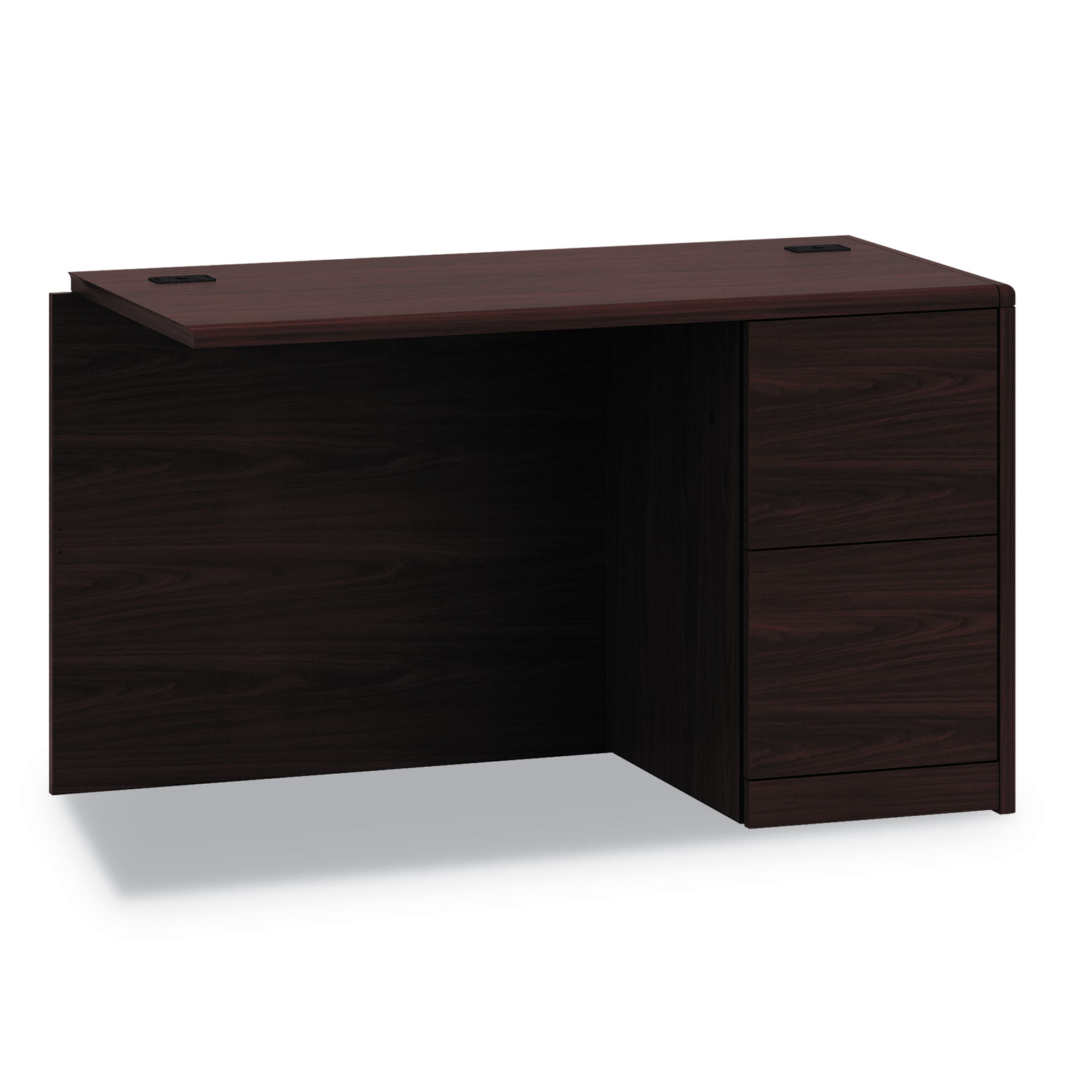 HON 10700 Series File/File Right Return - 2-Drawer - 48" x 24" x 29.5" - 2 x File Drawer(s)Right Side - Waterfall Edge - Finish: