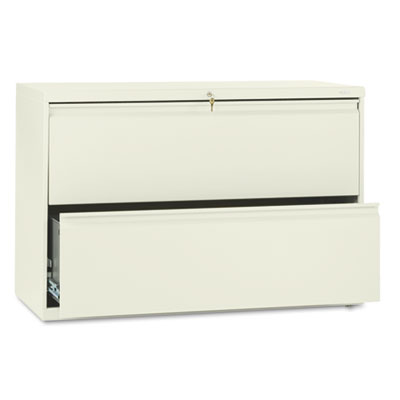 HON Brigade 800 H892 Lateral File - 42" x 18" x 28.4" - 2 Drawer(s) - Finish: Putty