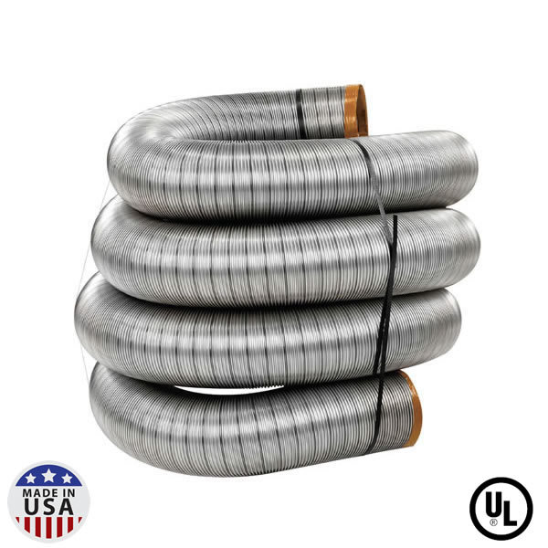 6" X 20' HomeSaver UltraPro 316Ti-Alloy Stainless Steel Pre-Cut Liner