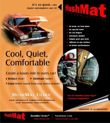 HushMat Ultra Door Kit Silver-ten 12"x12" Sheets (10 sq. ft.)