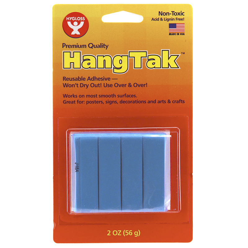 HangTak Reusable Adhesive, Blue, 2 oz