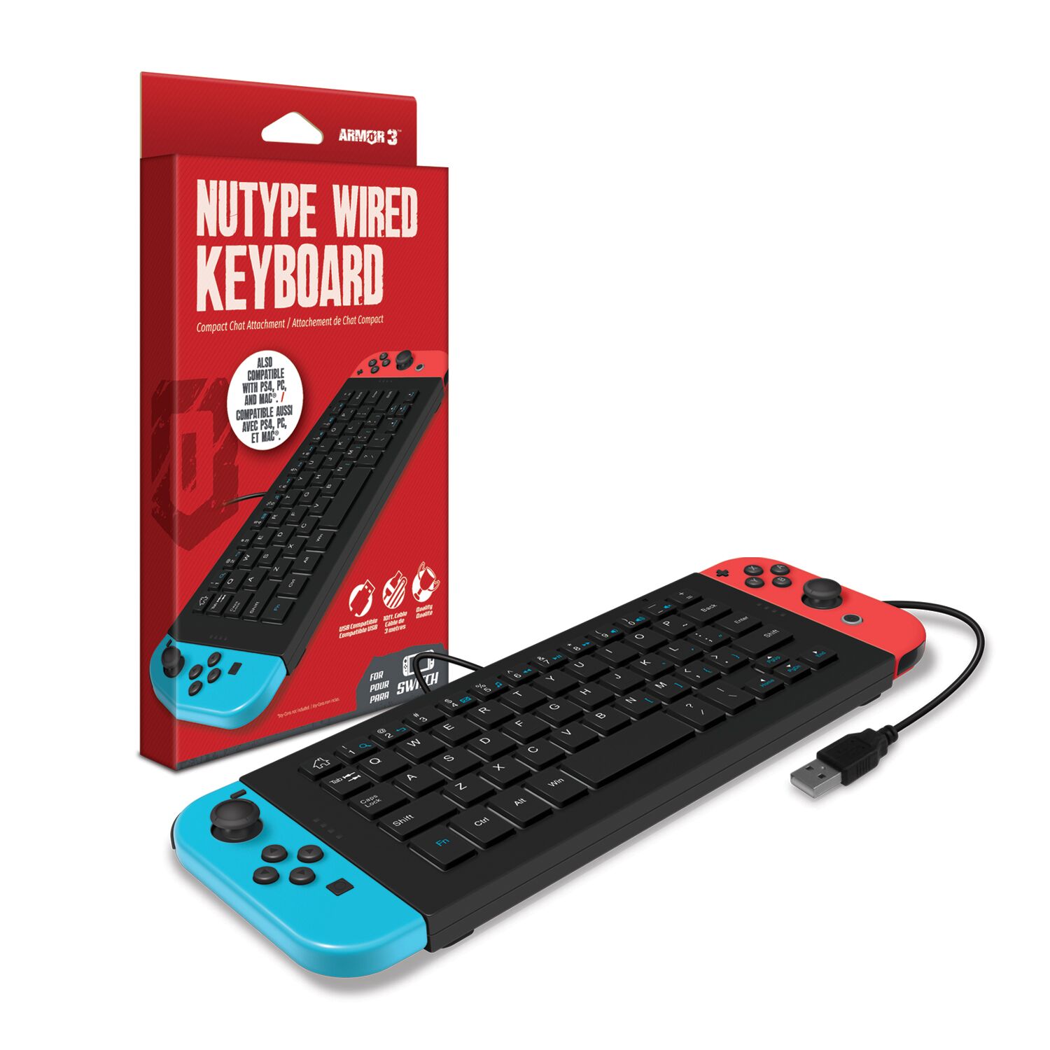 Armor3 M07375 Nu Type Wired Keyboard For Switch