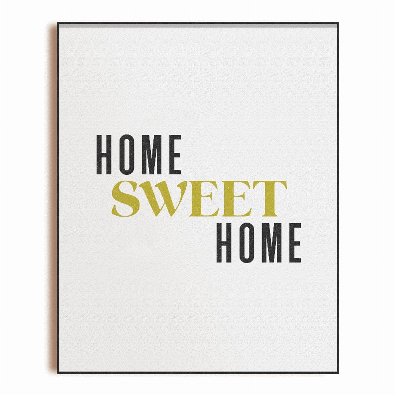 Art Print -  8x10 in Home Sweet Home
