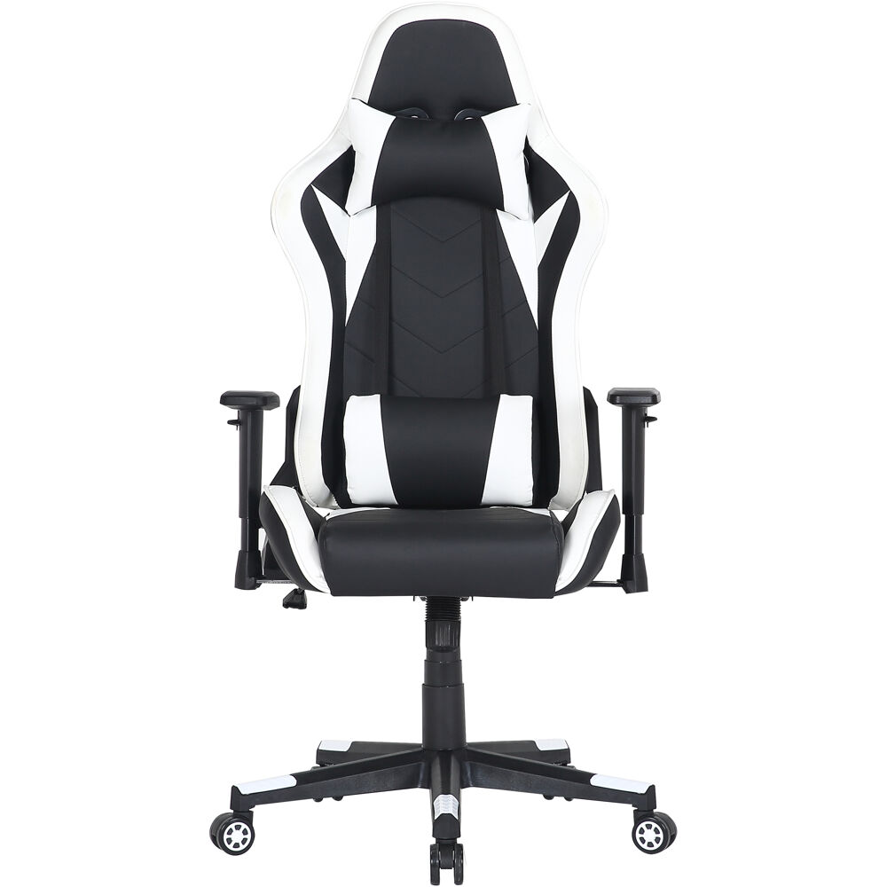 Hanover Commando Gas Lift 2-Tone Gaming Chair, Faux Leather, NO Cushions