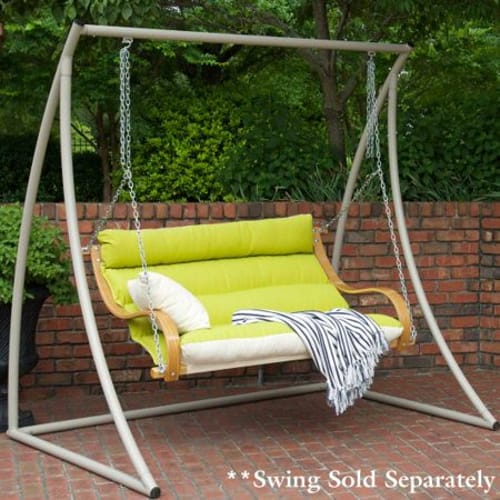 Steel Double Swing Stand - Taupe for 5' Swings