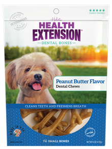 Dog Dental Bones - Small Bones Peanut Butter