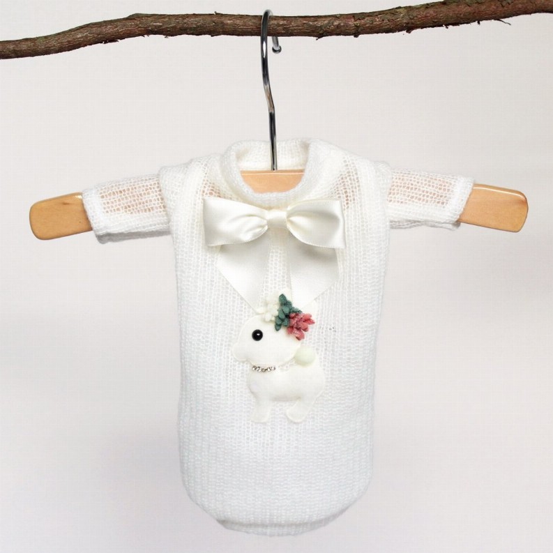 Baby Deer Sweater - XS Cream