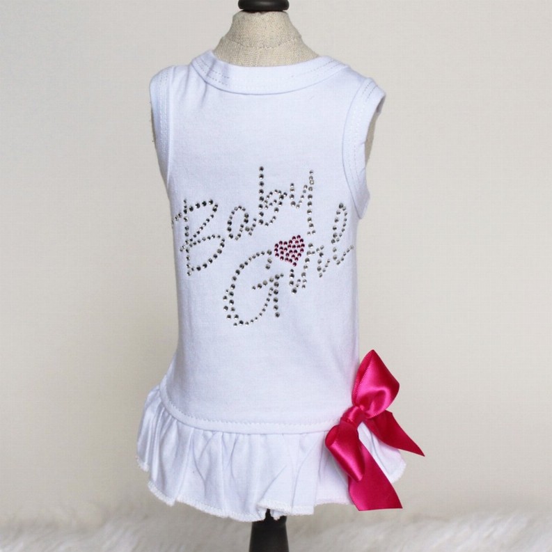 Baby Girl Dress - Medium White