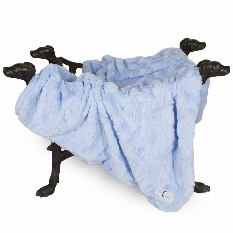 Bella Dog Blanket - Small Baby Blue