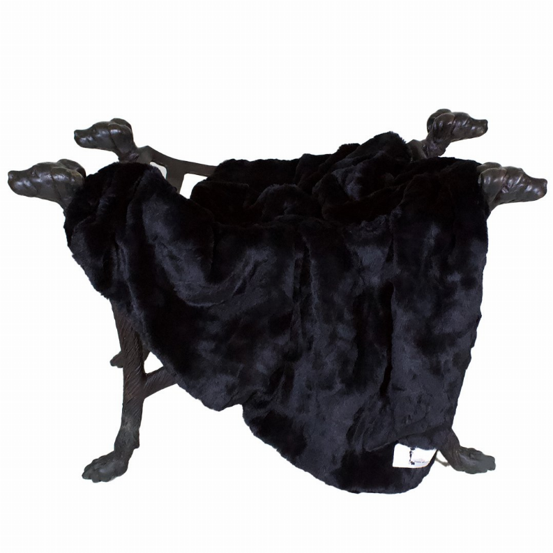 Bella Dog Blanket - Large Black