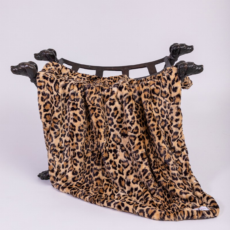 Cashmere Dog Blanket - Small Leopard